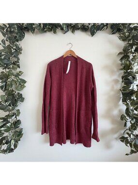 Lululemon Athletic Cashlu Sweater Wrap Cardigan Mulled Wine Women’s Size XS/S